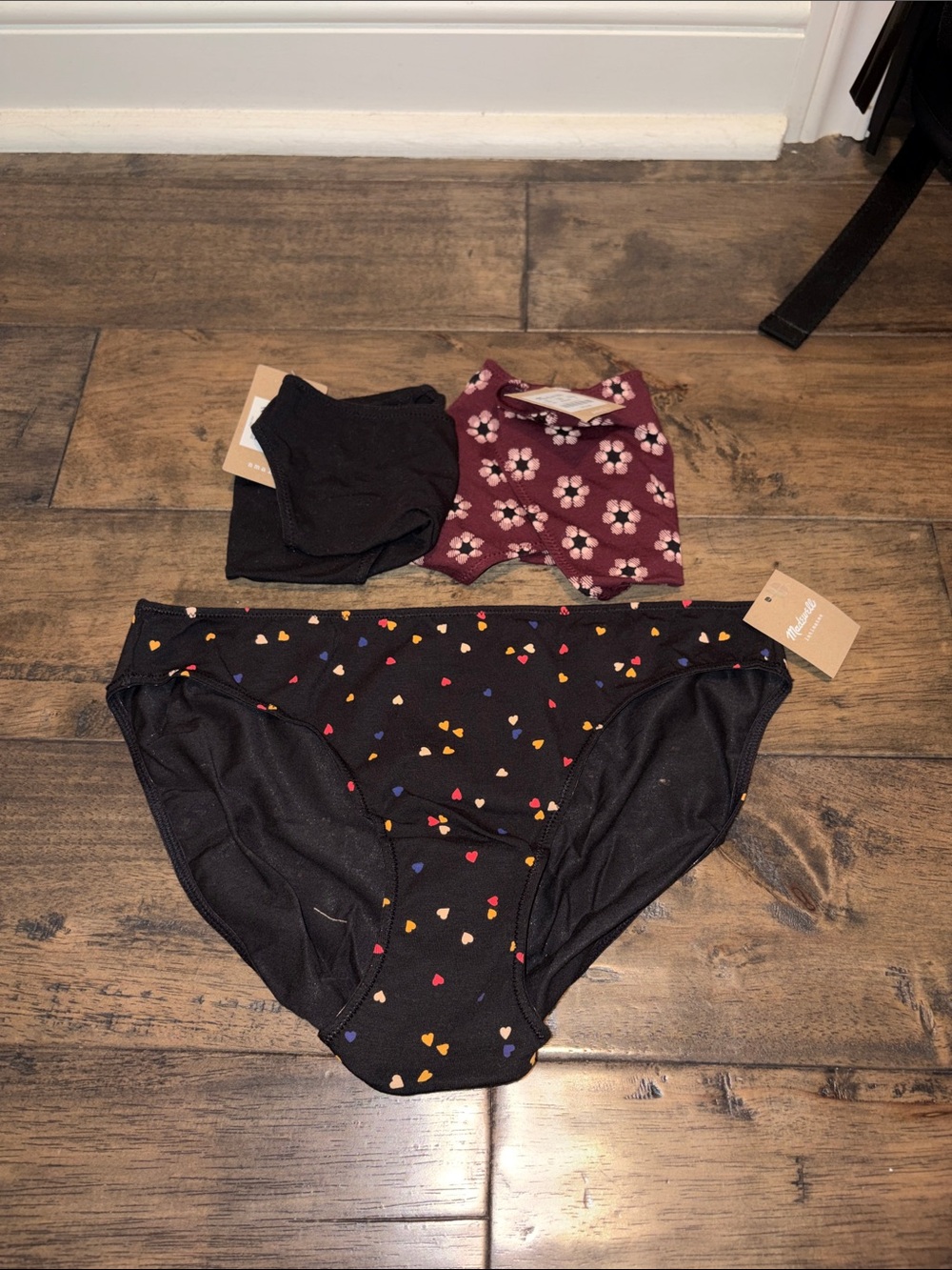 Madewell 3 pack bikini cut panties